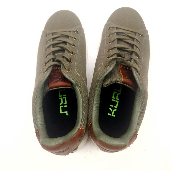 Kuru Men\'s Roam Green Canvas Lace Up Casual Comfort Sneakers Size 7.5 M main image 7